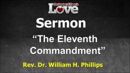 The Eleventh Commandment – 11 a.m.